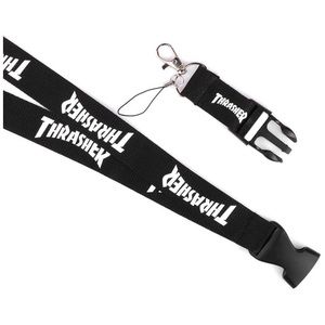 4/$20 Black Thrasher Lanyard Keychain